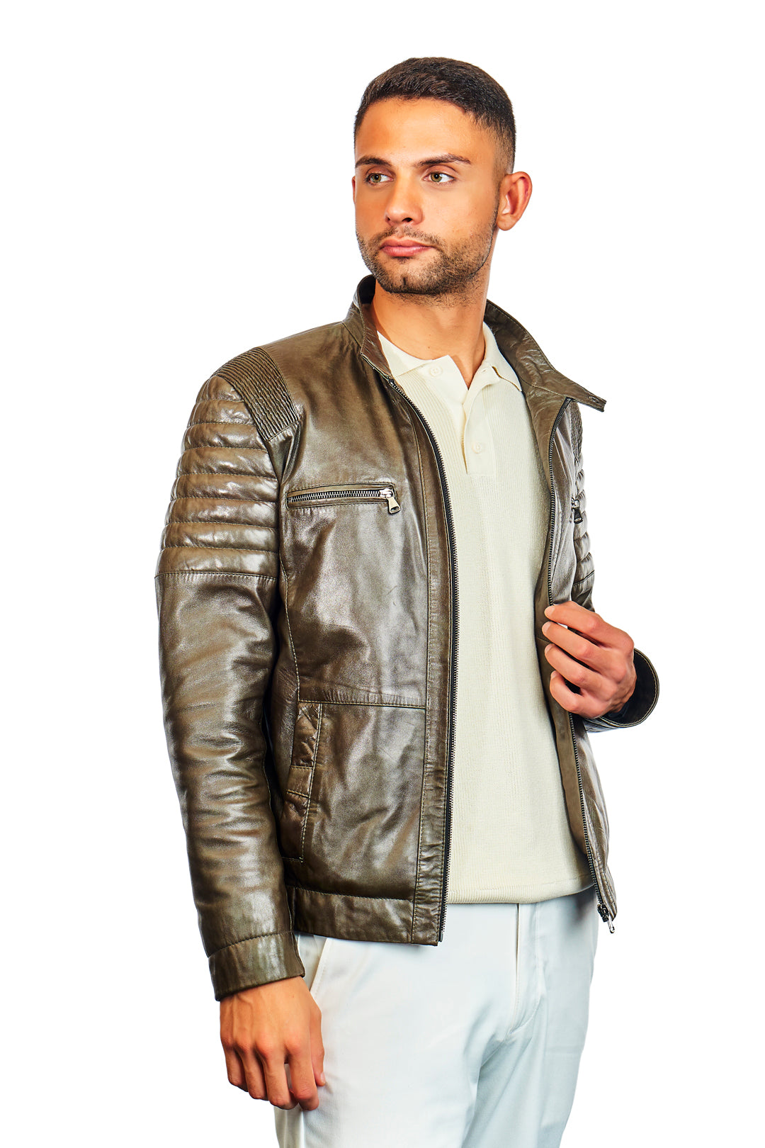 Argus Removable Hooded Leather Jacket