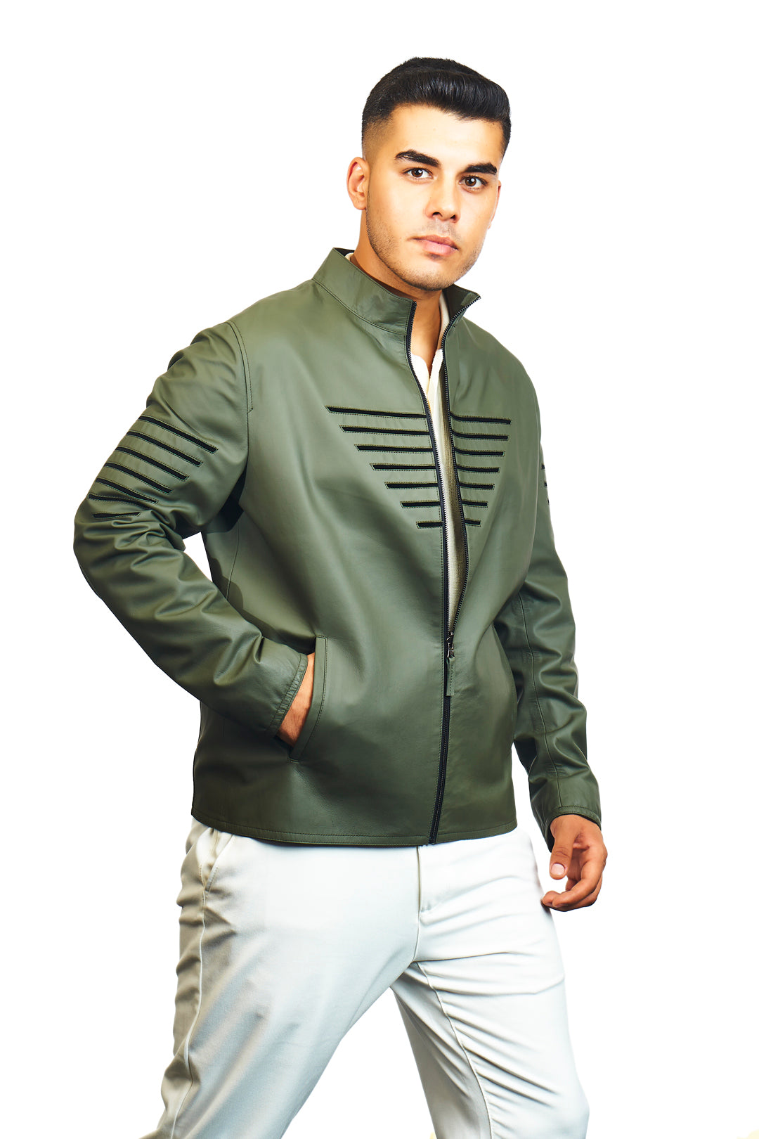 Notus Reversible Leather Jacket