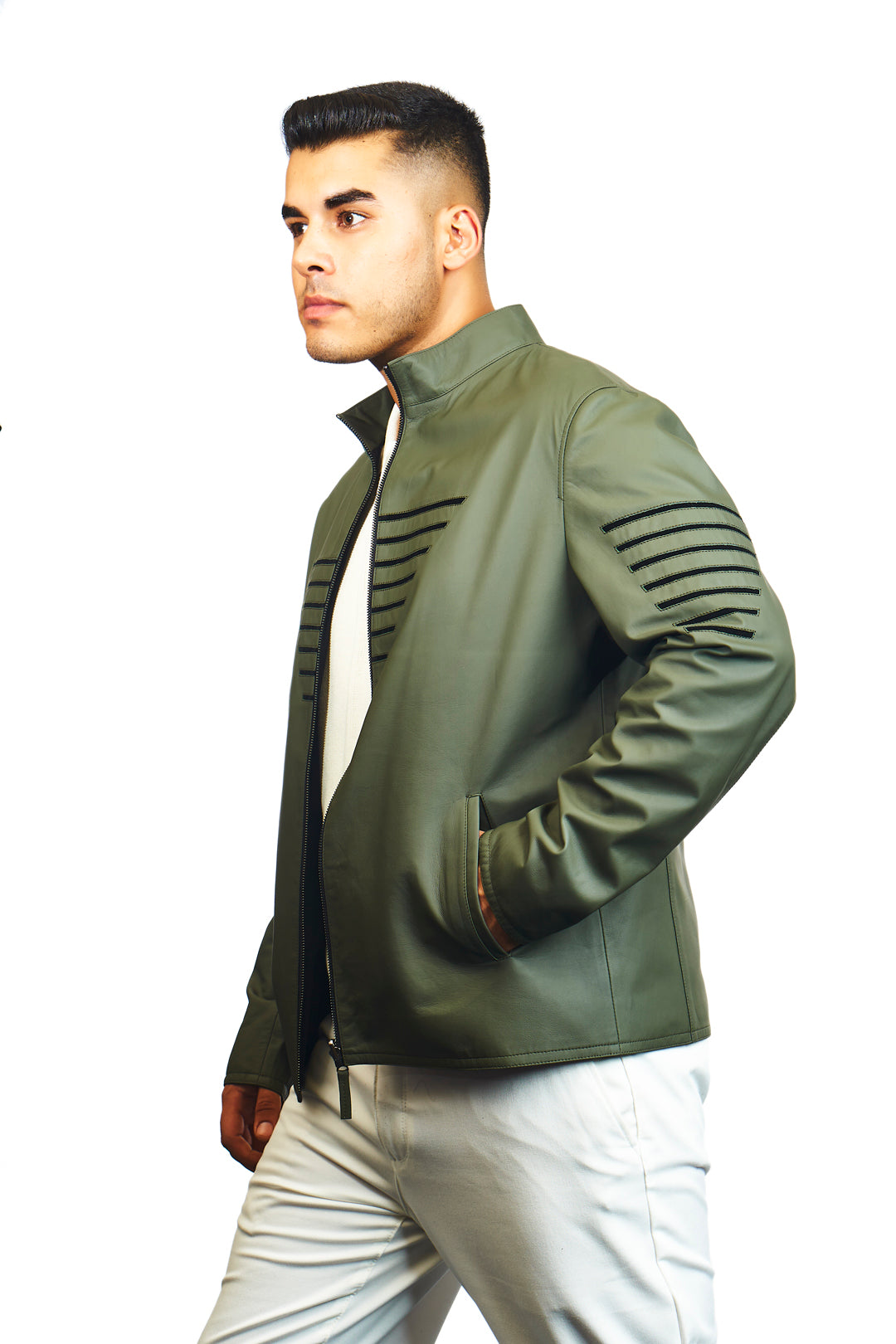 Notus Reversible Leather Jacket
