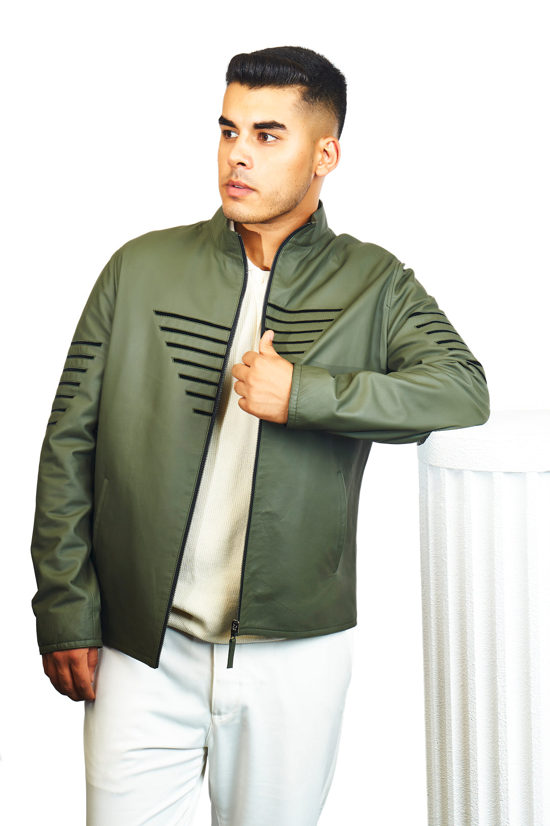 Notus Reversible Leather Jacket