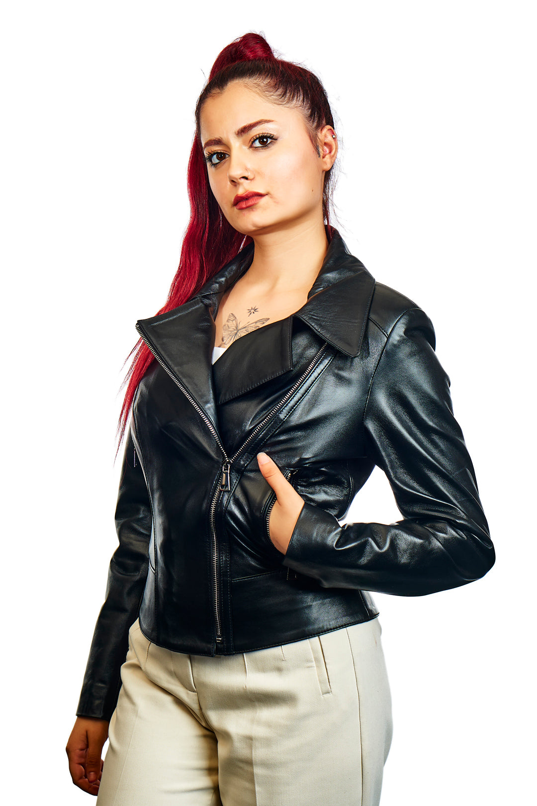 Electra Leather Biker Jacket