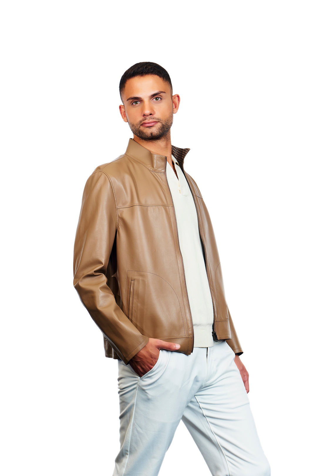 Pallas Reversible Leather Jacket