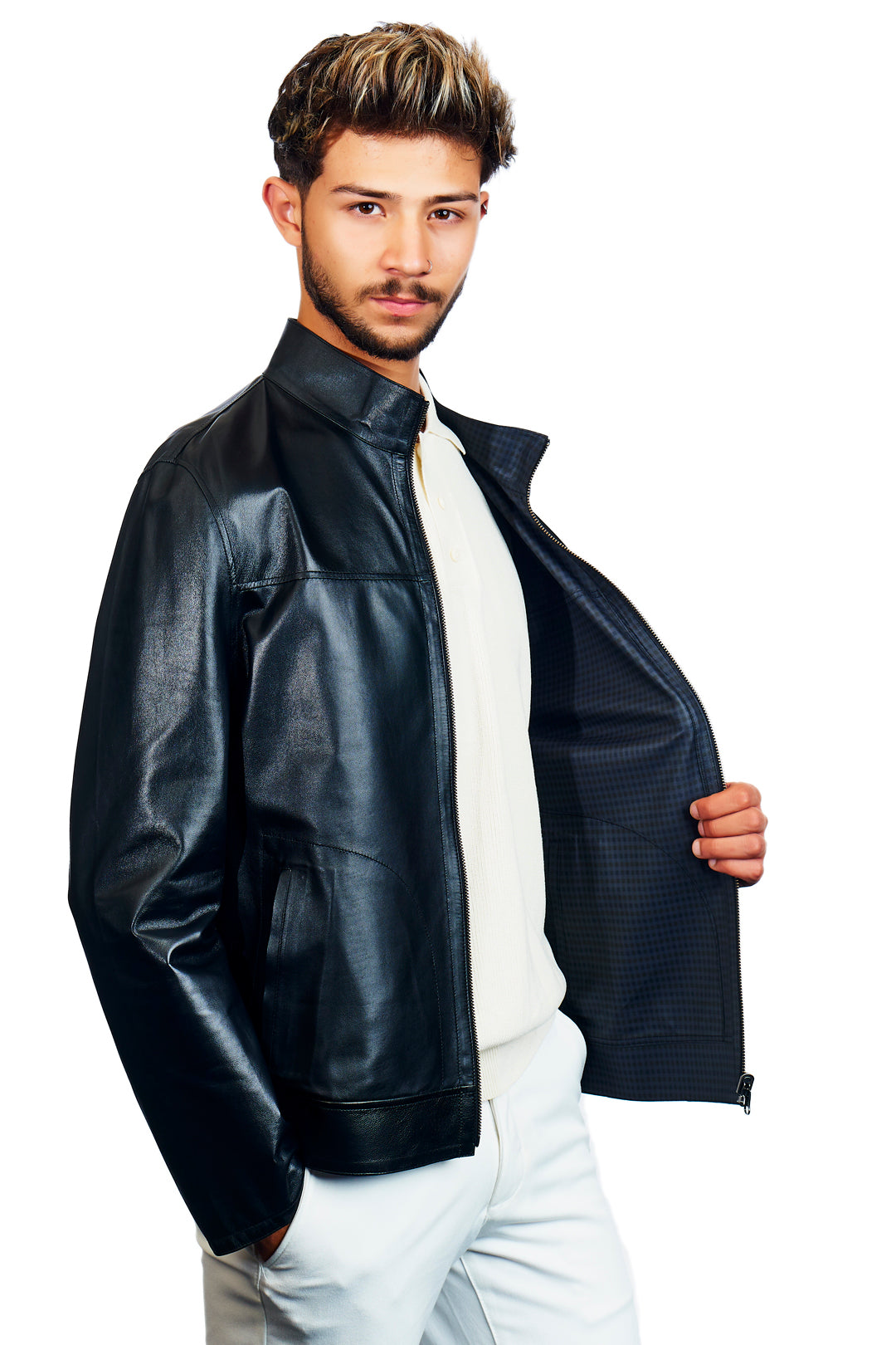 Pallas Reversible Leather Jacket