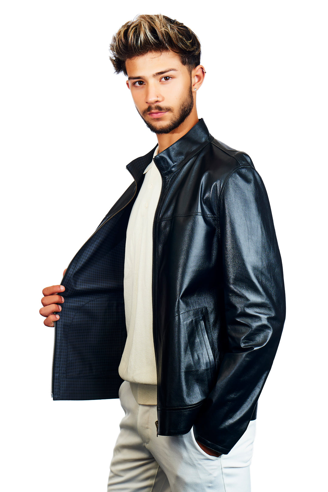 Pallas Reversible Leather Jacket