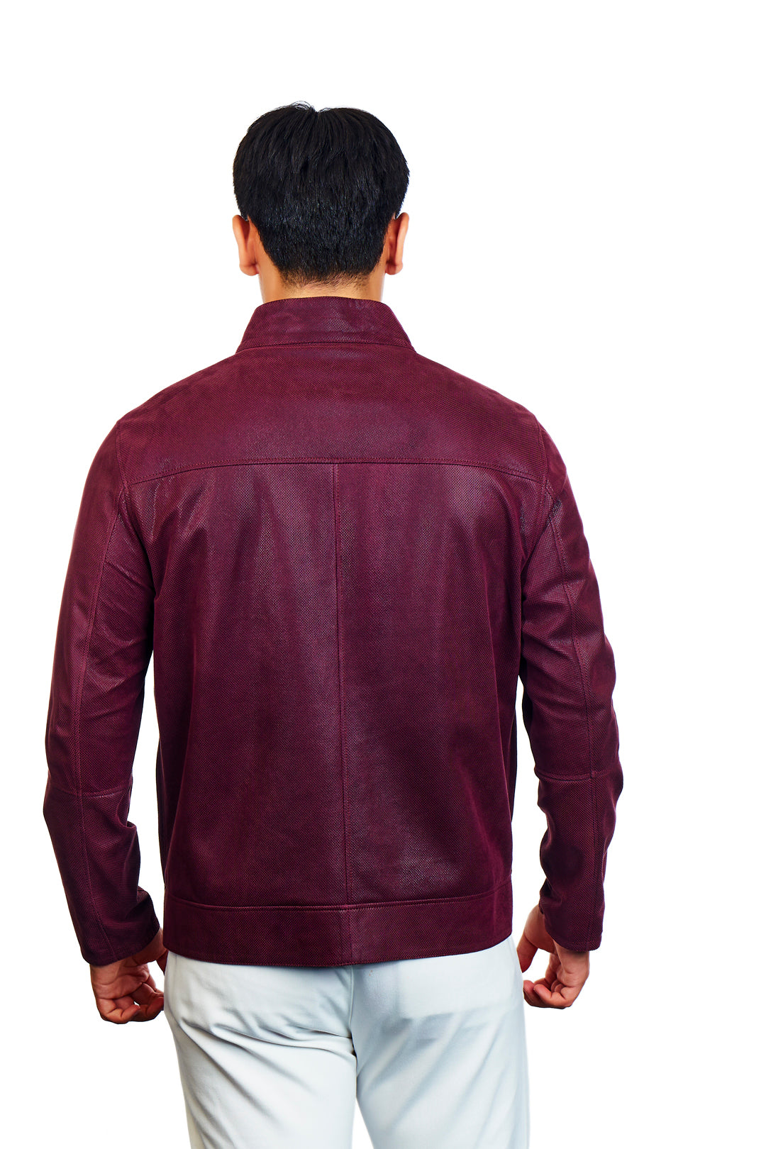 Zeus Reversible Suede Leather Jacket