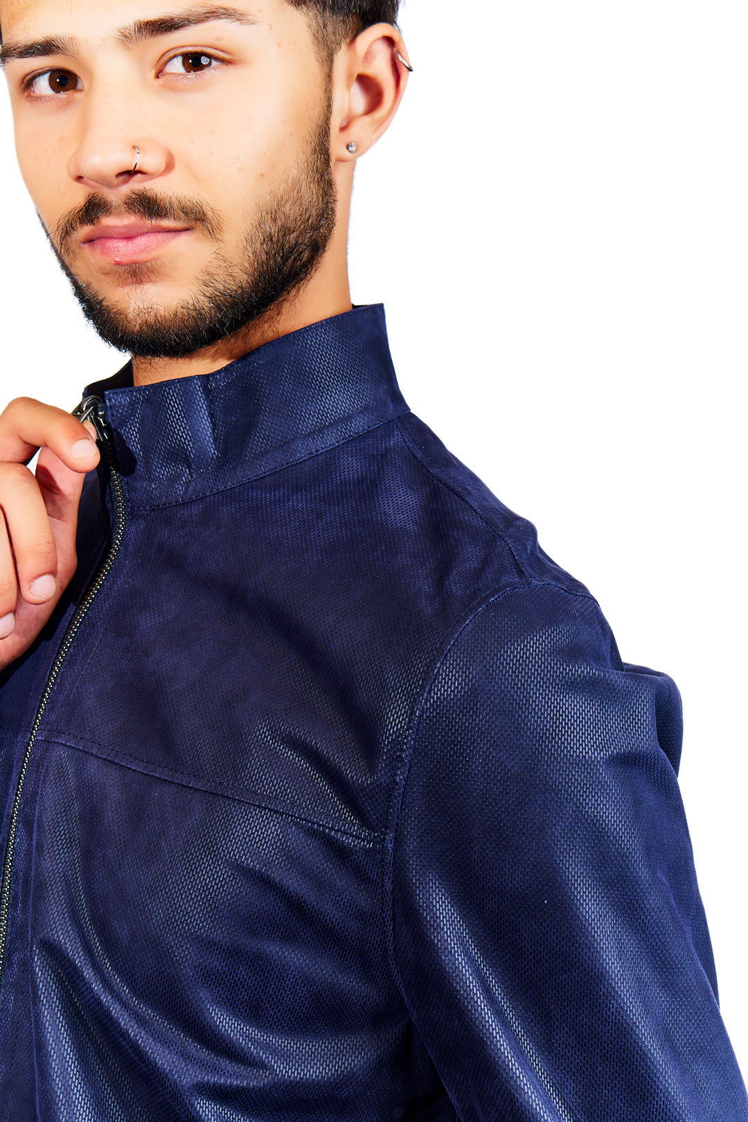 Zeus Reversible Suede Leather Jacket